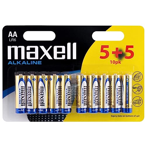 Maxell LR6 AA Mignon Alkaline Batterien (5+5 Pack) von Maxell