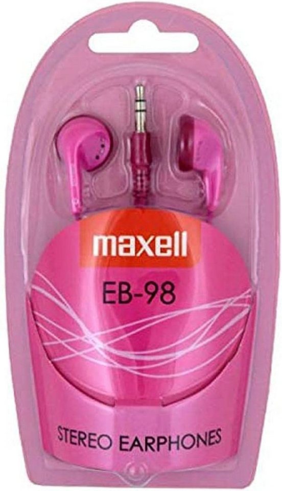 Maxell Maxell EB-98 Kopfhörer 3,5 mm Klinke rosa Kopfhörer Maxell Maxell EB-98 Kopfhörer 3,5 mm Klinke rosa Kopfhörer von Maxell