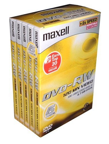 Maxell wiederbeschreibbare DVD (2 Stunden) Sin von Maxell