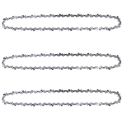 Maxentico 3er-Pack Sägeketten 14 Zoll, Kettensäge Kette für 35cm Schiene, Sägekette Ersatzkette 52 Antriebsglieder, Kettensägenketten, Kettensägen-Zubehör, für die Meisten Akku Kettensäge Maxentico 3er-Pack Sägeketten 14 Zoll, Kettensäge Kette für 35cm Schiene, Sägekette Ersatzkette 52 Antriebsglieder, Kettensägenketten, Kettensägen-Zubehör, für die Meisten Akku Kettensäge von Maxentico