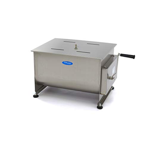 Maxima 8719632125938 - Miscelatore manuale per carne, 50 litri, doppio asse von Maxima