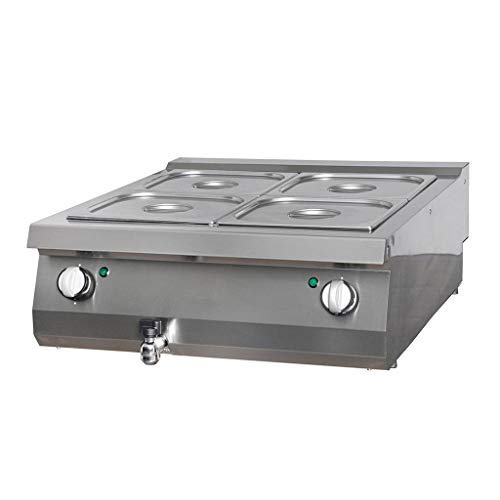 Maxima Gastro Heavy Duty Bain Marie - Doppeleinheit - 70 cm Tief - Elektrisch von Maxima