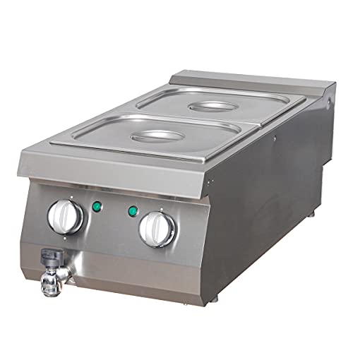 Maxima Gastro Premium Bain Marie - Einzeleinheit - 90 cm Tief - Elektrisch von Maxima