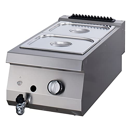 Maxima Gastro Premium Bain Marie - Einzeleinheit - 90 cm Tief - Gas von Maxima