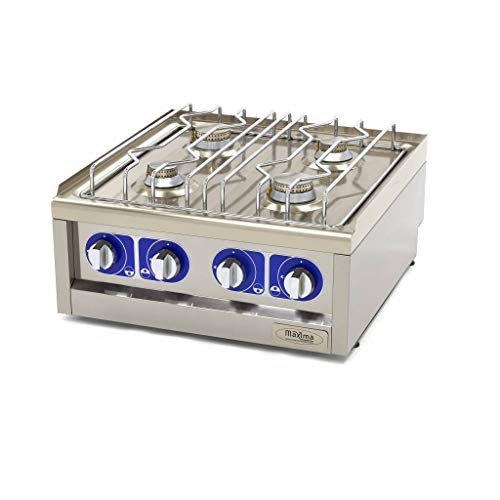 Maxima Gastro Kochfeld - 2 Brenner - Doppeleinheit - 60 cm Tief - Gas von Maxima