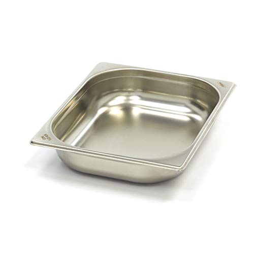 Maxima Gastro Gastronormbehälter - 1/2 GN - 6,5 cm Tief - Edelstahl von Maxima