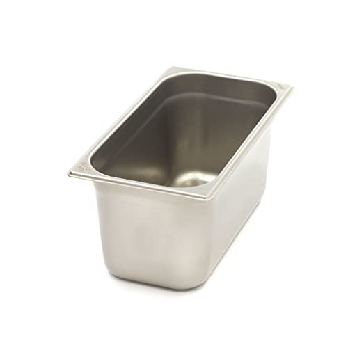 Maxima Gastro Gastronormbehälter - 1/3 GN - 15 cm Tief - Edelstahl von Maxima