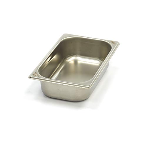 Maxima Gastro Gastronormbehälter - 1/4 GN - 6,5 cm Tief - Edelstahl von Maxima