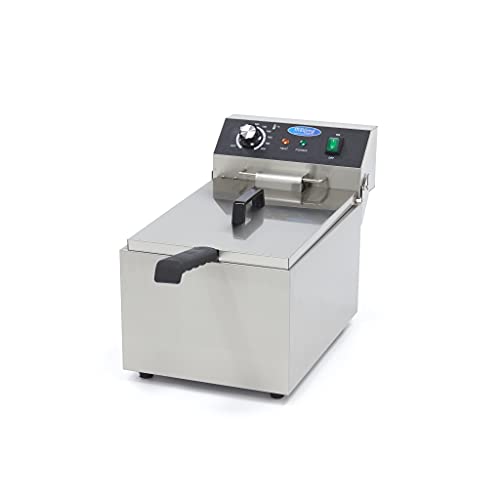 Maxima Gastro Fritteuse - 11 l - 1 Korb - Bis zu 1,4 kg Pommes von Maxima