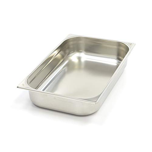 Maxima Gastro Gastronormbehälter - 1/1 GN - 10 cm Tief - Edelstahl von Maxima