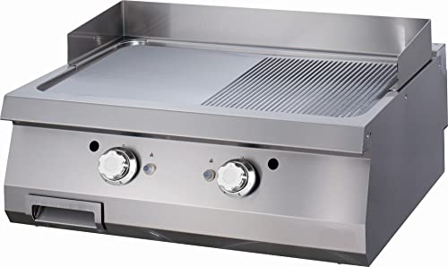 Maxima Gastro Heavy Duty Grillplatte - Halb Gerillt - Doppeleinheit - 70 cm Tief - Gas Maxima Gastro Heavy Duty Grillplatte - Halb Gerillt - Doppeleinheit - 70 cm Tief - Gas von Maxima