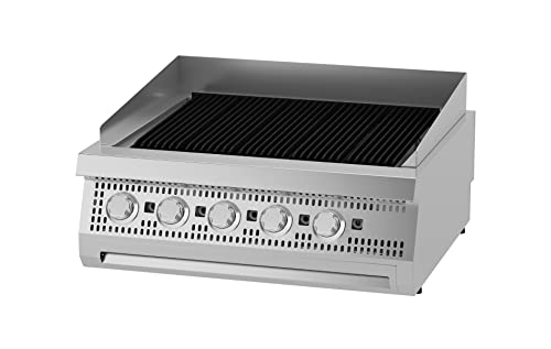 Maxima Gastro Premium Holzkohlengrill - 5 Zonen - Doppeleinheit - 90 cm Tief - Gas von Maxima