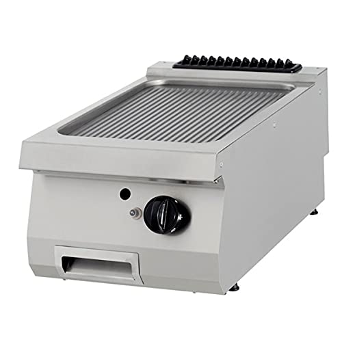 Maxima Gastro Premium Grillplatte - Gerilltes Chrom - Einzeleinheit - 90 cm Tief - Gas von Maxima