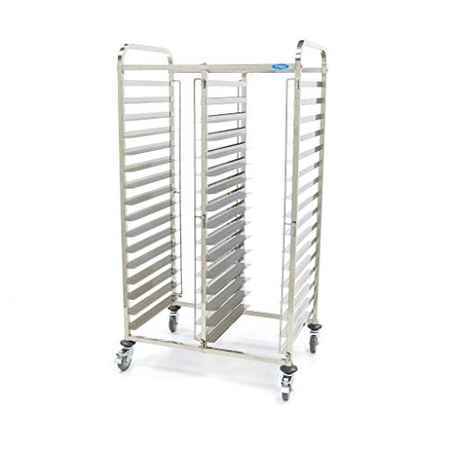 Maxima Gastro Tablettwagen - Bäckerei-Norm - Passt 32 x Tabletts (60 x 40 cm) - exkl. Tabletts von Maxima
