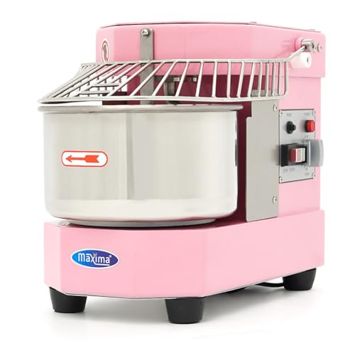 Maxima Gastro Teigmischer - 8 l - 4,5 kg Teig - Rosa von Maxima