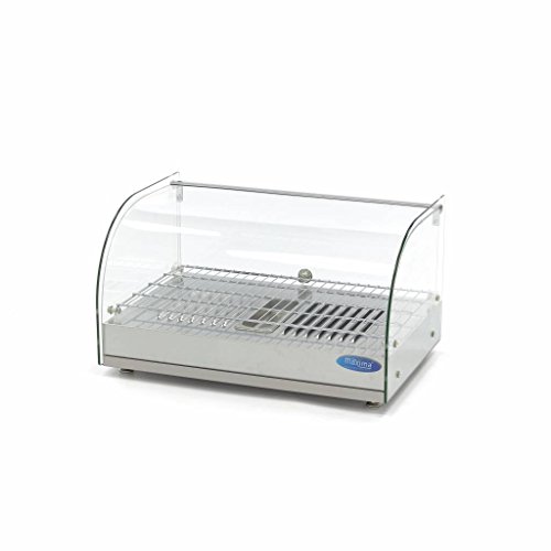 Wärmevitrine 25 Liter 55 cm breit mit 1 Ebene - Wärmeschrank - Profi - Gastronomie - Wärmevitrine - 800W von Maxima