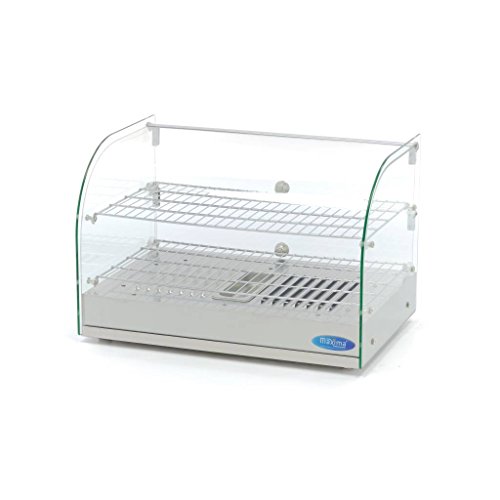Maxima Gastro Wärmevitrine - 45 l - 55 cm - 2 Regale von Maxima