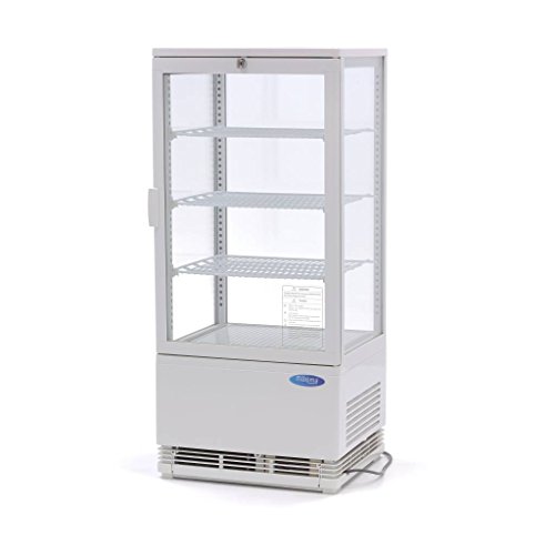 Maxima Gastro Kühlvitrine - 78 l - 43 cm - Weiß von Maxima