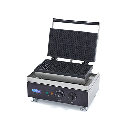 Maxima Gastro Waffelmacher - 10 Waffeln - Mini Belgier von Maxima