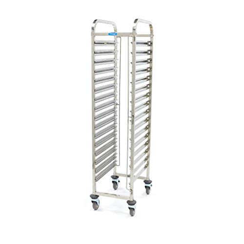 Maxima Gastro Tablettwagen - Gastronorm - Passt 16 x 1/1 GN -Tabletts - exkl. GN -Tabletts von Maxima