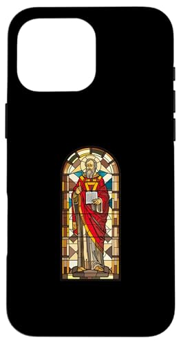 Buntglas Maximus The Confessor Hülle für iPhone 16 Pro Max von Maximus The Confessor Orthodox Catholic Designs