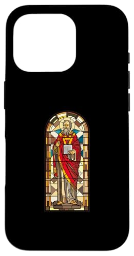 Buntglas Maximus The Confessor Hülle für iPhone 16 Pro von Maximus The Confessor Orthodox Catholic Designs
