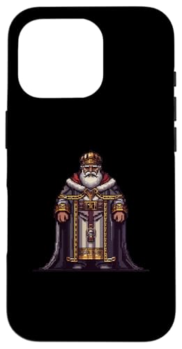 Maximus Der Bekenner 8 Bit Hülle für iPhone 16 Pro von Maximus The Confessor Orthodox Catholic Designs
