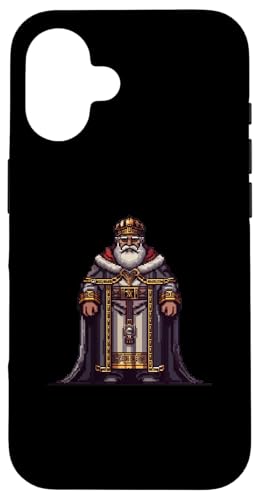 Maximus Der Bekenner 8 Bit Hülle für iPhone 16 von Maximus The Confessor Orthodox Catholic Designs