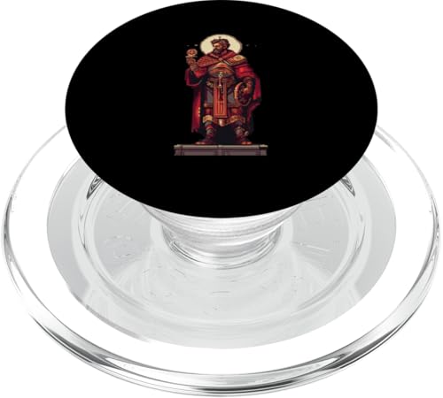 Maximus Der Bekenner 8 Bit PopSockets PopGrip für MagSafe Maximus Der Bekenner 8 Bit PopSockets PopGrip für MagSafe von Maximus The Confessor Orthodox Catholic Designs