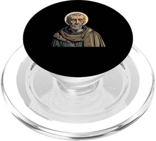 Maximus Der Bekenner Pop Art PopSockets PopGrip für MagSafe von Maximus The Confessor Orthodox Catholic Designs