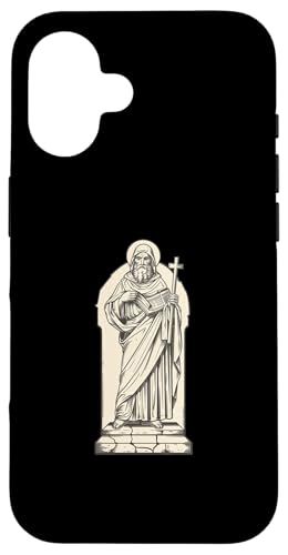 Maximus der Beichtvater auf einer Steinplatte Hülle für iPhone 16 von Maximus The Confessor Orthodox Catholic Designs