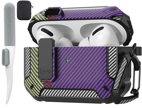 Maxjoy Airpods Pro 2. / 1. Generation Schutzhülle mit Schloss, AirPods Pro 2 Schutzhülle mit Schlüsselanhänger, kompatibel mit Apple Airpods Pro 2 2023 USB-C-Kabel, 2022 / Pro 2019, Kohlefaser Maxjoy Airpods Pro 2. / 1. Generation Schutzhülle mit Schloss, AirPods Pro 2 Schutzhülle mit Schlüsselanhänger, kompatibel mit Apple Airpods Pro 2 2023 USB-C-Kabel, 2022 / Pro 2019, Kohlefaser von Maxjoy