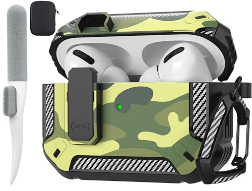 Maxjoy Airpods Pro 2. / 1. Generation Schutzhülle mit Schloss, AirPods Pro 2 Schutzhülle mit Schlüsselanhänger, kompatibel mit Apple Airpods Pro 2 2023 USB C Kabel, 2022 / Pro 2019, Rainforest Camo Maxjoy Airpods Pro 2. / 1. Generation Schutzhülle mit Schloss, AirPods Pro 2 Schutzhülle mit Schlüsselanhänger, kompatibel mit Apple Airpods Pro 2 2023 USB C Kabel, 2022 / Pro 2019, Rainforest Camo von Maxjoy