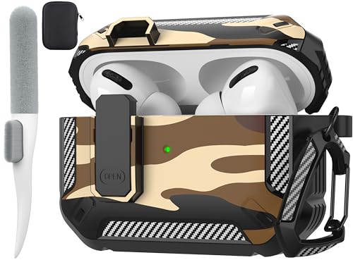 Maxjoy Airpods Pro 2. / 1. Generation Schutzhülle mit Schloss, AirPods Pro 2 Schutzhülle mit Schlüsselanhänger, kompatibel mit Apple Airpods Pro 2 2023 USB C Kabel 2022 Lightning Kabel/Pro 2019, Braun Maxjoy Airpods Pro 2. / 1. Generation Schutzhülle mit Schloss, AirPods Pro 2 Schutzhülle mit Schlüsselanhänger, kompatibel mit Apple Airpods Pro 2 2023 USB C Kabel 2022 Lightning Kabel/Pro 2019, Braun von Maxjoy