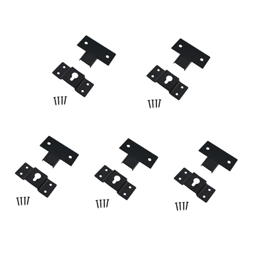 Maxmoral 5 Sets Suspension Lautsprecher Halterung Schwarz Wandhalterung Eisen Haken Aufhänger Platte Stecker mit Befestigungsschraube für Surround Lautsprecher Audio Lautsprecher Maxmoral 5 Sets Suspension Lautsprecher Halterung Schwarz Wandhalterung Eisen Haken Aufhänger Platte Stecker mit Befestigungsschraube für Surround Lautsprecher Audio Lautsprecher von Maxmoral