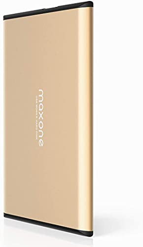 Maxone Externe Festplatte 500GB Tragbare festplatten 2,5 Zoll USB 3.0 Backups HDD Tragbare für TV,PC,Mac,MacBook, Chromebook, Wii u, Desktop, Laptop, Windows (500GB, Rosegold) von Maxone