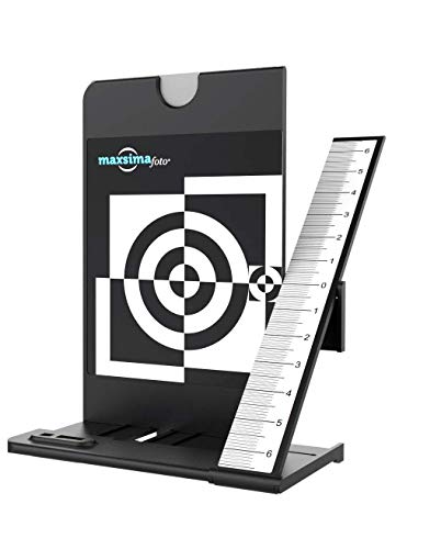 Maxsimafoto - Lens Focus Calibration Tool Alignment Ruler with White Balance Card Maxsimafoto - Lens Focus Calibration Tool Alignment Ruler with White Balance Card von Maxsimafoto