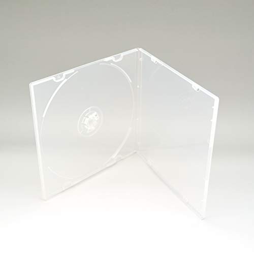 Maxtek CD-Hüllen, 5,2 mm, dünn, transparent, PP-Poly-Kunststoff mit Außenhülle, 100 Stück Maxtek CD-Hüllen, 5,2 mm, dünn, transparent, PP-Poly-Kunststoff mit Außenhülle, 100 Stück von Maxtek
