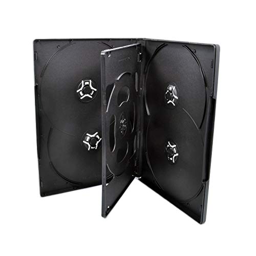 Maxtek DVD-Hüllen für 6 DVDs, 14 mm, Schwarz, 10 Stück Maxtek DVD-Hüllen für 6 DVDs, 14 mm, Schwarz, 10 Stück von Maxtek