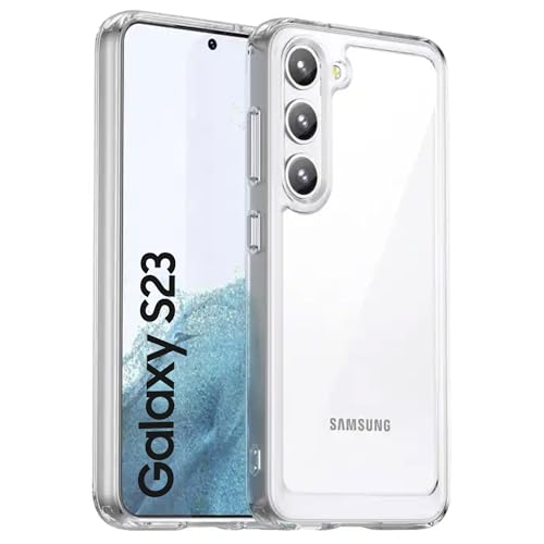 Maxter Handyhülle Samsung Galaxy S23 Durchsichtig - Silikon Phone Case Stoßfeste Maxter Handyhülle Samsung Galaxy S23 Durchsichtig - Silikon Phone Case Stoßfeste von Maxter
