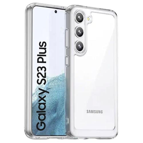 Maxter Handyhülle Samsung Galaxy S23 Plus Durchsichtig - Silikon Phone Case Stoßfeste Maxter Handyhülle Samsung Galaxy S23 Plus Durchsichtig - Silikon Phone Case Stoßfeste von Maxter