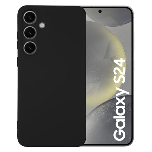Maxter Handyhülle Samsung Galaxy S24 - Silikon Phone Case Stoßfeste (Schwarz) von Maxter