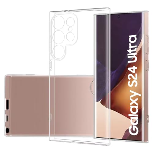 Maxter Handyhülle Samsung Galaxy S24 Ultra Durchsichtig - Silikon Phone Case Stoßfeste Maxter Handyhülle Samsung Galaxy S24 Ultra Durchsichtig - Silikon Phone Case Stoßfeste von Maxter