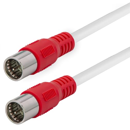 MaxTrack Antennenkabel nach Vodafone Spezifikation – FQMS6,0L, VF TS 5001, Quick F-Stecker, Sat Kabel, Class A, 4-fach geschirmtes Koaxialkabel, Für Kabel-TV, Internet und Satellitenreceiver von MAXTRACK