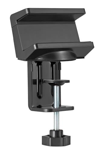 MaxTrack NVZ1L Tischklemme für Steckdosenleisten - Tischhalterung, für Steckdosenleisten oder USB-Hubs von 40-60mm Breite, Schreibtischhalterung, schützende Silikonpads, Halterung für Steckerleiste von Maxtrack