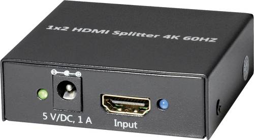 Maxtrack CS 25-2L HDMI-Splitter 3840 x 2160 Pixel Schwarz von Maxtrack