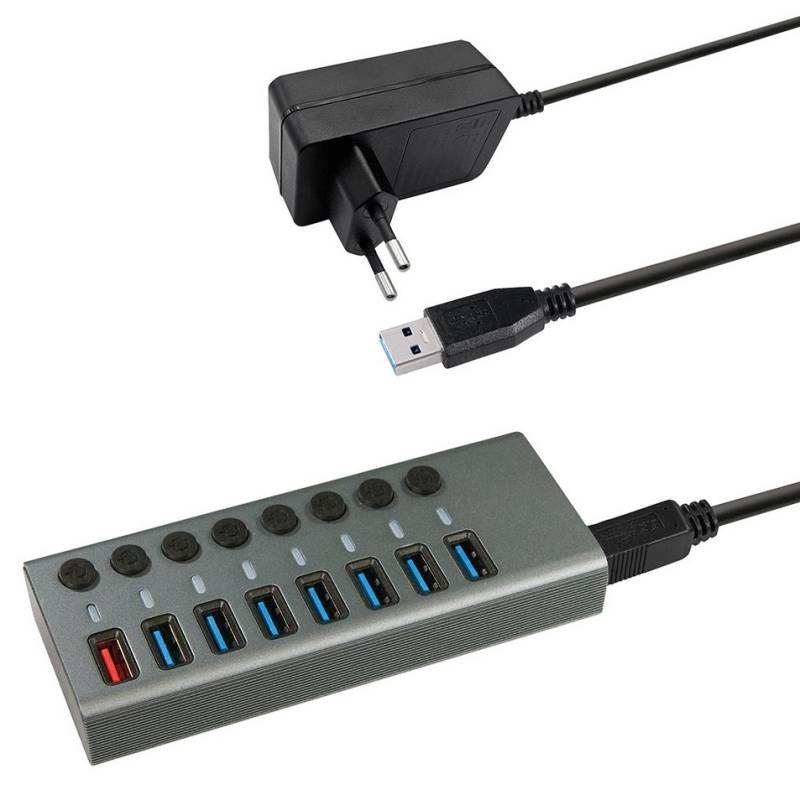 Maxtrack Computer-Kabel, USB, USB 3.0 Hub, 7 Ports von Maxtrack