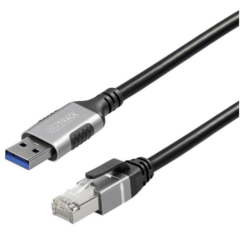 Maxtrack Ethernet-Kabel Cat 6 F/UTP USB A 3 auf RJ45 Netzwerk-Adapter Maxtrack Ethernet-Kabel Cat 6 F/UTP USB A 3 auf RJ45 Netzwerk-Adapter von Maxtrack