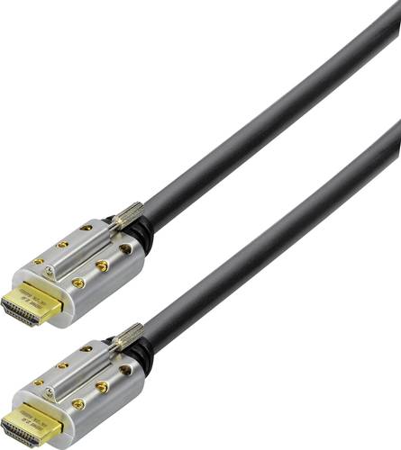 Maxtrack HDMI Anschlusskabel HDMI-A Stecker, HDMI-A Stecker 10.00m Schwarz C 505-10L HDMI-fähig, Ge von Maxtrack