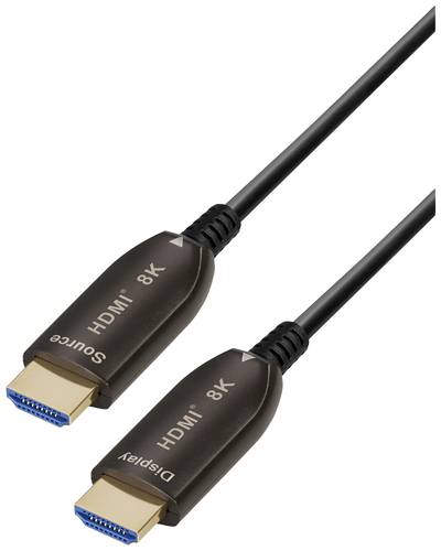 Maxtrack HDMI Anschlusskabel HDMI-A Stecker, HDMI-A Stecker 15.00m Schwarz C 507-15ML Ultra HD (8K) von Maxtrack